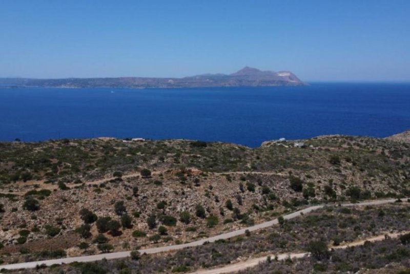 Kokkino Chorio Kreta, Kokkino Chorio: Grundstück mit unvergleichlichem Meerblick zu verkaufen Grundstück kaufen